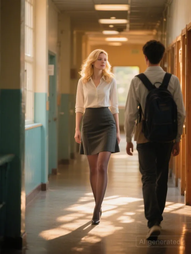 Naughty teacher Vanessa